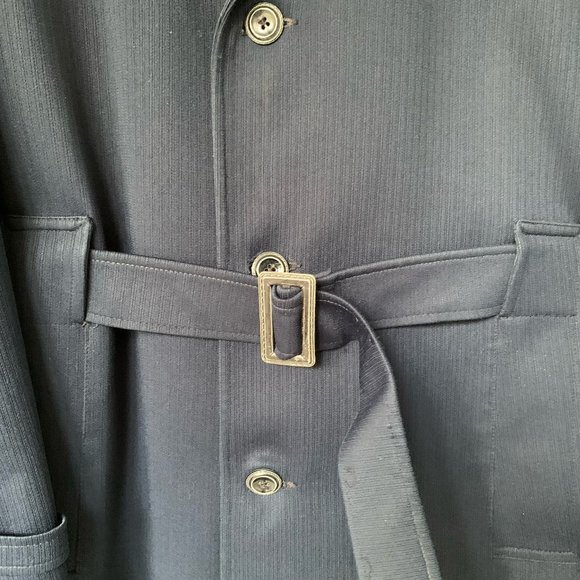 Dress Coat with zip out wool lining, vintage Mens Lg. - Picture 4 of 9